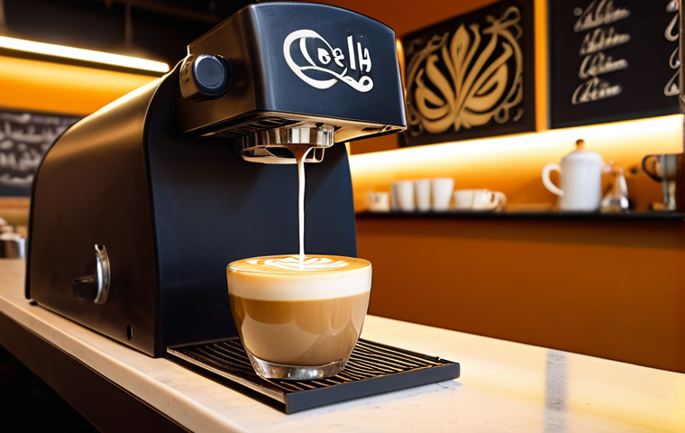 **

"A skilled barista in a vibrant, modern coffee shop, creating latte art with a flourish. Focus on the passion and artistry involved in coffee preparation, highlighting the intricate details of the foam design. Warm lighting, inviting atmosphere, Arabic script subtly incorporated into the cafe's design."

**